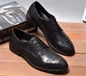 versace chaussures sport solde rivet cowhide lace up black
